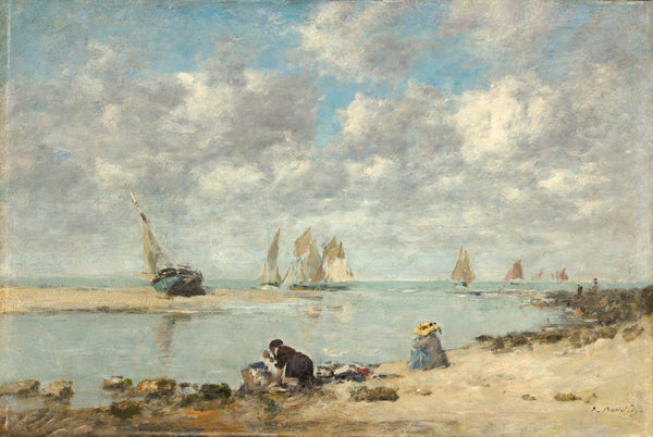 eugene-boudin-1876-washerwoman-near-trouville-art-print-fine-art-reproduction-wall-art-id-an5yga4dz