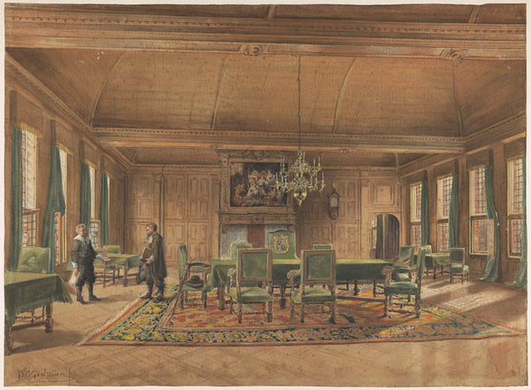 johan-paul-constantinus-grolman-1851-the-provincial-executive-council-at-the-county-hall-in-groningen-art-print-fine-art-reproduction-wall-art-id-an6qdpu9j