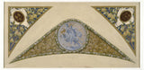 luc-olivier-merson 1888年为巴黎城市大厅的节日楼梯上的素描画白羊座艺术印刷精美的艺术复制品墙艺术
