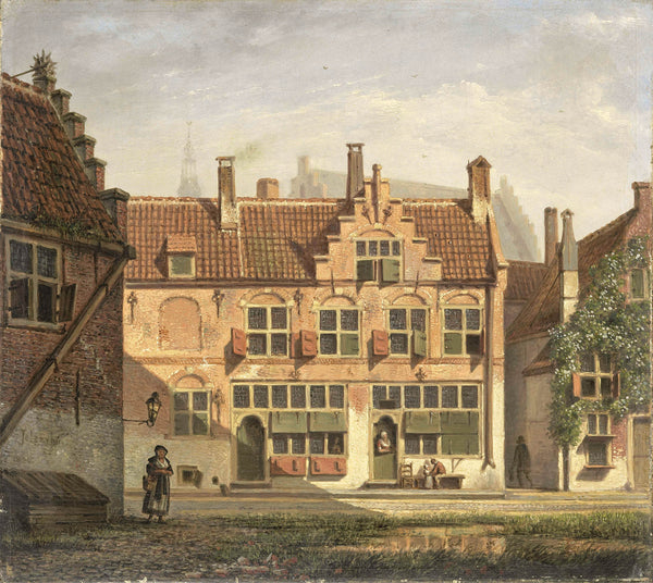 johannes-jelgerhuis-1826-a-street-in-amersfoort-art-print-fine-art-reproduction-wall-art-id-an7bc5lz4