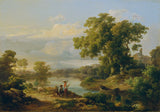 卡羅利·馬科·達-1860-春天河上藝術印刷品美術複製品牆藝術 ID-an880f4r8