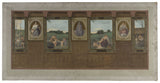 edouard-michel-lancon-1884-esquisse-pour-le-20e-arrondissement-de-la-mairie-amour-fidélité-tendresse-maternelle-famille-affection-maternelle-amour-filial-estampe-d'art-fine- art-reproduction-mur-art