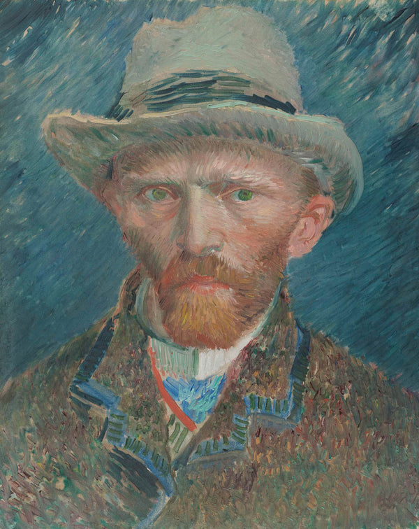 Vincent van Gogh, Self-Portrait with a Straw Hat (obverse: The Potato  Peeler)