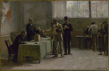 alfred-henri-bramtot-1889-skitse-til-borgmester-i-lilac-almindelig-valgret-kunst-print-fine-art-reproduktion-væg-kunst