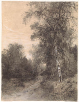 johannes-warnardus-bilders-1882-skogsscen-konst-tryck-fin-konst-reproduktion-väggkonst-id-anal2x359