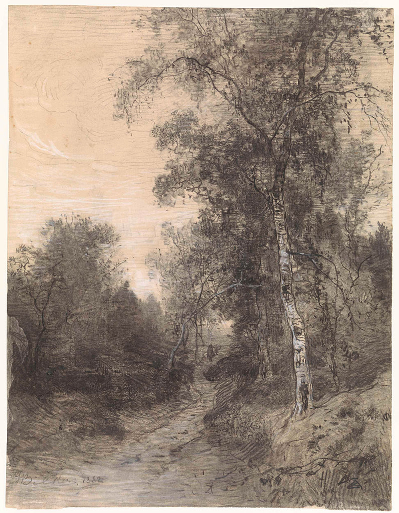 johannes-warnardus-bilders-1882-woodland-scene-art-print-fine-art-reproduction-wall-art-id-anal2x359