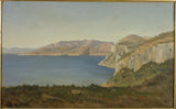 亨利·約瑟夫·哈皮尼 1890 年地中海里維埃拉灣藝術印刷品美術複製品牆壁藝術