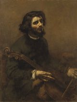gustave-courbet-1847-cellisten-selvportrett-kunst-trykk-kunst-reproduksjon-vegg-kunst-id-anbqvva3u