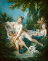 弗朗索瓦·布歇-1751-維納斯之浴藝術印刷精美藝術複製品牆藝術 id-anbx2niam