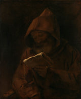 Rembrandt, van Rijn - 1661-mních-čítanie-art-print-fine-art-reprodukčnej-wall-art-id-anby3glxs