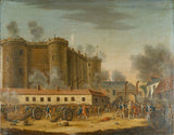 anônimo-1789-captura-da-bastilha-prisão-de-launay-14-julho-1789-impressão-arte-reprodução-de-arte-parede-arte