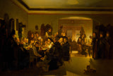wilhelm-bendz-1832-kunstenaars-in-fincks-koffiehuis-in-munich-kuns-drukkuns-reproduksie-muurkuns-id-andex0l0r