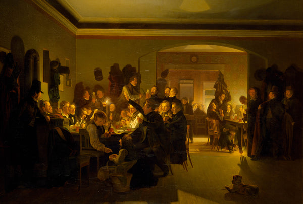 wilhelm-bendz-1832-artists-in-fincks-coffee-house-in-munich-art-print-fine-art-reproduction-wall-art-id-andex0l0r