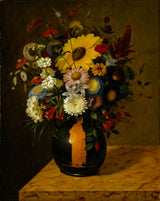 adolf-senff-1828-een-antieke-terracotta-vaas-met-bloemen-kunstprint-fine-art-reproductie-muurkunst-id-andgqq5o5