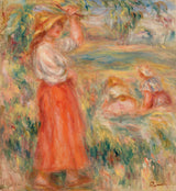 pierre-auguste-renoir-1919-kvinder-i-markerne-kvinder-i-marker-kunsttryk-fine-art-reproduktion-vægkunst-id-andni138d