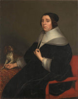 gerard-van-honthorst-1655-portret-ženske-umetniškega-tiska-fine-umetniške-reprodukcije-stenske-umetnosti-id-andp0l1p8
