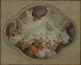 jacob-de-wit-1742-alegoria-das-artes-impressão-de-belas-artes-reprodução-arte-de-parede-id-anfnqge1x