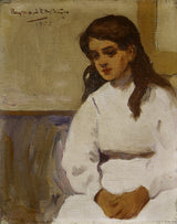रेमंड-एमसीइंटायर-1908-एक-युवा-लड़की-कला-प्रिंट-का चित्र-ललित-कला-प्रजनन-दीवार-कला-आईडी-anfpfw6b7
