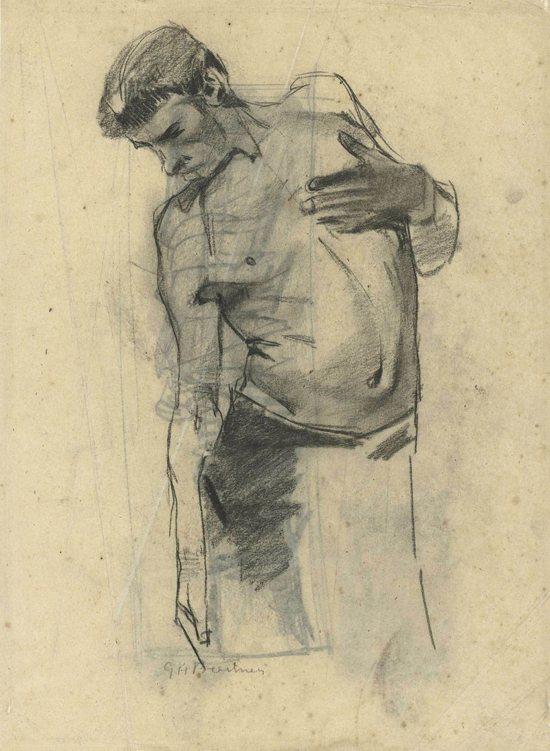 george-hendrik-breitner-1867-model-study-of-standing-half-man-seeing-downward-art-print-fine-art-reproduction-wall-art-id-anguo9ef4