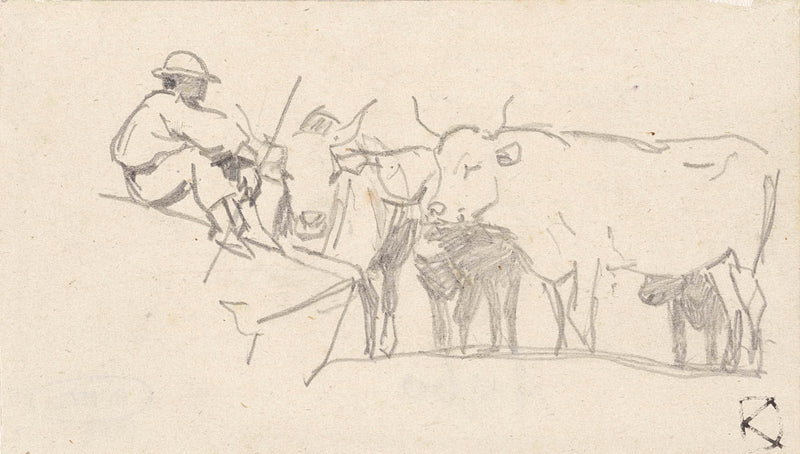 johan-daniel-koelman-1841-shepherd-sitting-on-a-rock-near-some-oxen-art-print-fine-art-reproduction-wall-art-id-anh3c7ql6