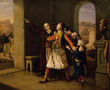 利奥波德·洛夫勒·埃德勒·冯·拉迪姆诺-1847-希腊战士需要离开艺术印刷品美术复制品墙艺术 id-anhkbb4h1