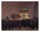ernest-jules-renoux-1920-11-november-1920-installation-of-the-tro-of-the-unknown-bindier-under-the-arc-de-triomphe-etoile-art-print-fine-art- sinh-tường-nghệ thuật