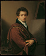 Carl-Agricola-1810-autoportret-sztuka-druk-dzieła-reprodukcja-sztuka-ścienna-id-aniofmwrn