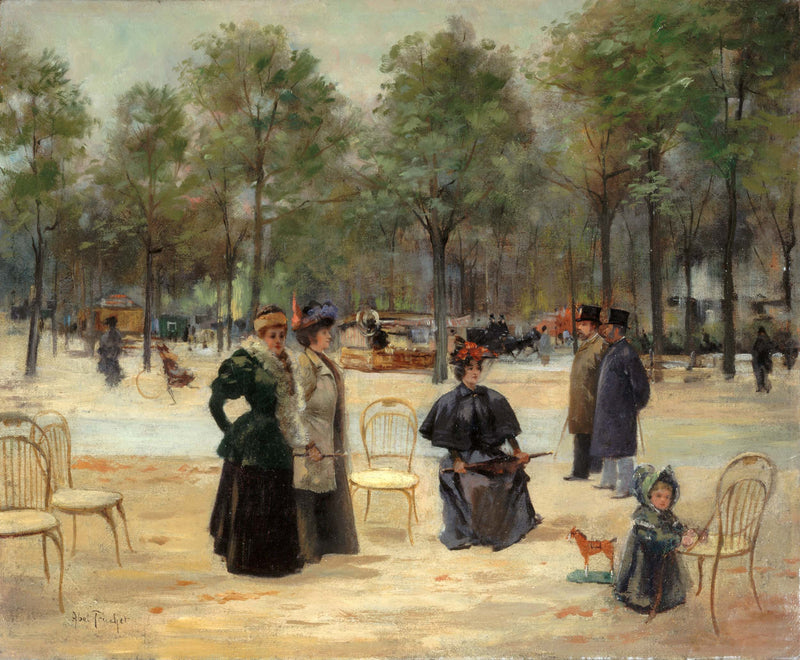 louis-abel-truchet-1895-to-the-champs-elysees-art-print-fine-art-reproduction-wall-art