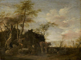 paulus-potter-1645-een-herdsmans-hut-art-print-fine-art-reproductie-muurkunst-id-anjgt4lra