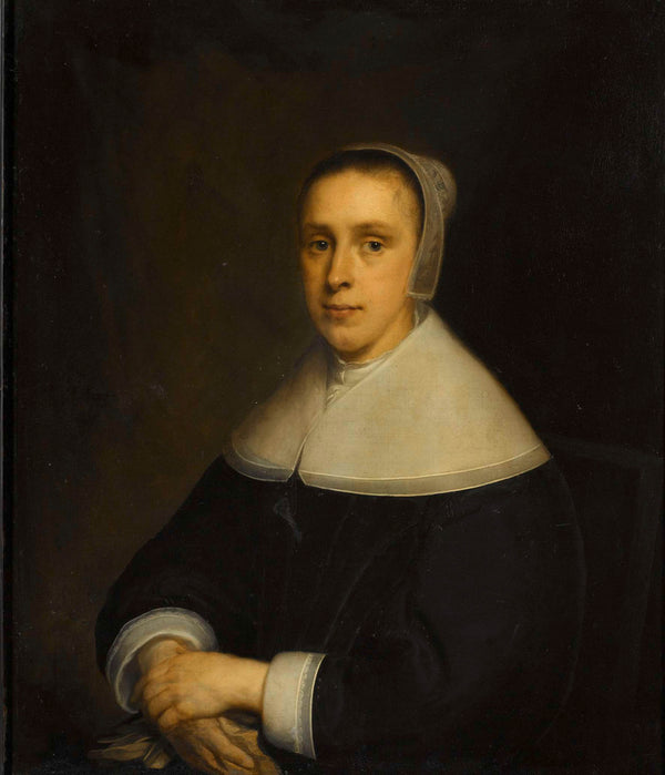 cornelis-jonson-van-ceulen-i-1650-portrait-of-elisabeth-vervoorn-art-print-fine-art-reproduction-wall-art-id-ank539l28