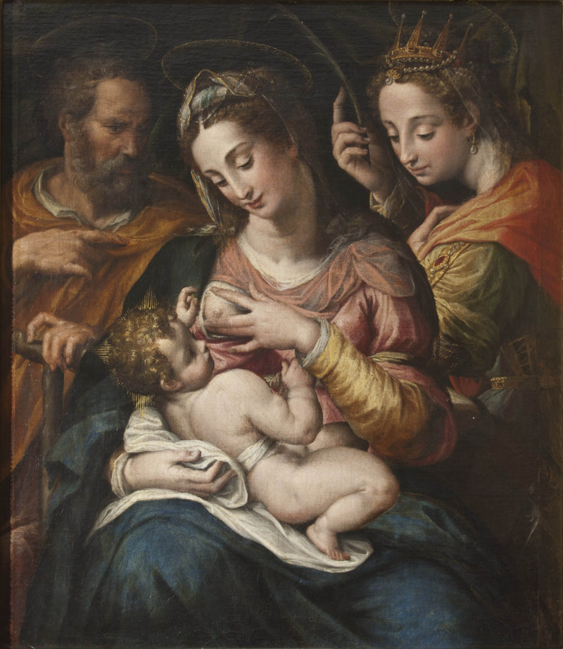 giulio-cesare-procaccini-the-holy-family-with-st-catherine-art-print-fine-art-reproduction-wall-art-id-anlucy79g