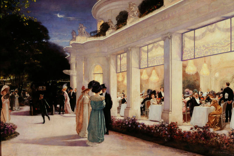 henri-gervex-1909-an-evening-at-the-pre-catelan-art-print-fine-art-reproduction-wall-art