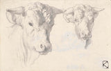 johan-daniel-koelman-1841-two-vols-heads-art-print-fine-art-reproduction-wall-art-id-anlzh37u7