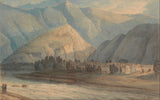 弗朗西斯·汤-1786-凯西克湖头的田庄艺术印刷美术复制品墙艺术 id-anoq75rct