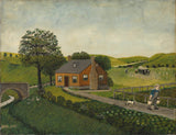 约翰·坎恩（John-kane）1928年农场艺术印刷精美的艺术复制品墙艺术ID anosu5x7n