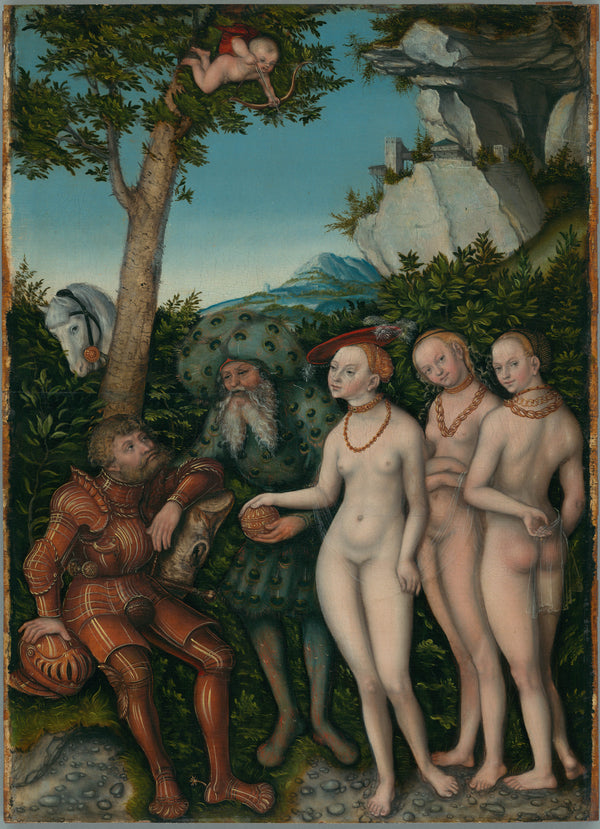 lucas-cranach-the-elder-1530-judgment-of-paris-art-print-fine-art-reproduction-wall-art-id-anpse64rn