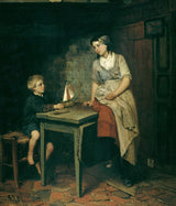 伯纳德斯·约翰内斯·布洛默斯-1868-渔民儿童艺术印刷品美术复制品墙艺术 id-anr7wn3rv