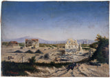 gaston-de-laperriere-1870-the-fort-of-vanves-podczas-wojny-1870-druk-sztuki-sztuki-reprodukcji-ściennej
