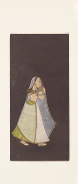 neznáma-1725-dáma-chodiaca-v-noci-drží-olejovú-lampu-umelecká-tlač-výtvarná-umelecká reprodukcia-nástenné-umenie-id-anu9x8m2u