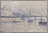 maximilien-luce-1893-die-oewer-van-die-sein-rivier-in-paris-kuns-druk-fyn-kuns-reproduksie-muurkuns-id-anvda2ozo