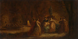 adolphe-monticelli-1857-a-woodland-fete-art-print-fine-art-reproductie-wall-art-id-anvn59da6