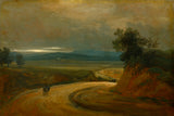 jc-dahl-1821-podeželska-cesta-blizu-la-storta-italija-umetniški-tisk-fina-umetniška-reprodukcija-stenska-umetnost-id-anvyhzyo4