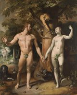 Cornelis-cornelisz-van-haarlem-1592-人類藝術印刷品的墮落-美術複製品-牆藝術-id-anw2x3xwv