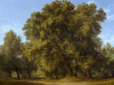 約翰-克里斯蒂安-萊因哈特-1793-森林場景藝術印刷美術複製品牆藝術 id-any167xmg