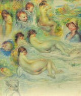 pierre-auguste-renoir-1886-studies-of-pierre-renoir-his-mother-aline-charigo-nudes-and-landscape-art-print-fine-art-reproduction-wall-art-id-anyfdme7y
