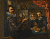 herman-van-vollenhoven-1612-slikar-v-svojem-ateljeju slika-portret-umetniškega-tiska-lepe-umetniške reprodukcije-stenska-umetnost-id-anyhrblt9