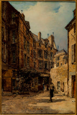 paul-joseph-victor-dargaud-1900-the-cour-de-rohan-art-print-fine-art-reproduction-wall-art