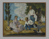 保罗·塞尚-1873-河岸野餐-艺术印刷-美术复制品-墙艺术-id-ao06x1pn0