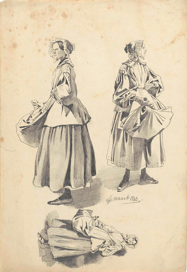 pieter-van-loon-1843-three-studies-of-a-woman-standing-art-print-fine-art-reproduction-wall-art-id-ao0alycmc