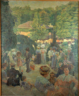 盧多維克谷-1900-蒙蘇里公園藝術印刷品美術複製品牆壁藝術